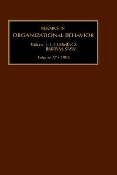 portada research in organizational behaviour: an annual series of analytical essays and critical reviews: vol 17 (en Inglés)