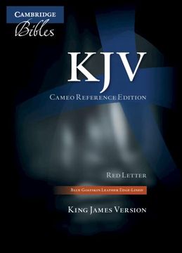 portada Kjv Cameo Reference Edition, Blue Goatskin Leather, Red-Letter Text, Kj456: Xre 