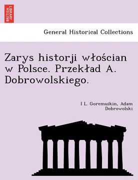 portada Zarys Historji W OS Cian W Polsce. Przek Ad A. Dobrowolskiego. (in Polaco)