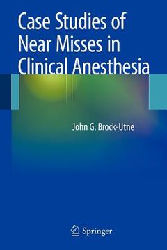portada case studies of near misses in clinical anesthesia (en Inglés)