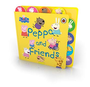 portada Peppa Pig: Peppa and Friends: Tabbed Board Book (in English)