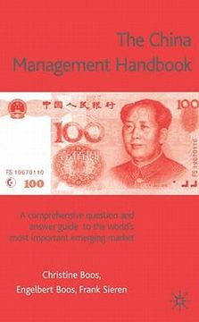 portada china management handbook: the comprehensive question and answer guide to the world's most important emerging market (en Inglés)