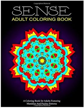 portada SENSE ADULT COLORING BOOK - Vol.10: relaxation coloring books for adults: Volume 20