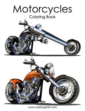 portada Motorcycle Coloring Book 1 (en Inglés)
