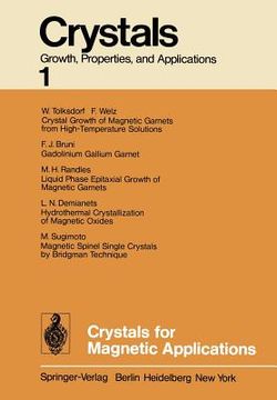 portada crystals for magnetic applications (en Inglés)