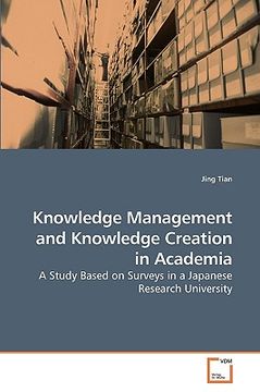 portada knowledge management and knowledge creation in academia (en Inglés)