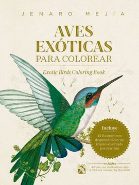portada Aves Exóticas Para Colorear