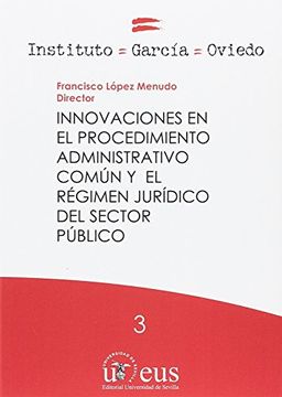 portada Innovaciones en el procedimiento administrativo común y el régimen jurídico del sector público
