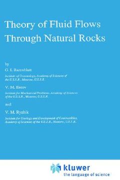 portada theory of fluid flows through natural rocks
