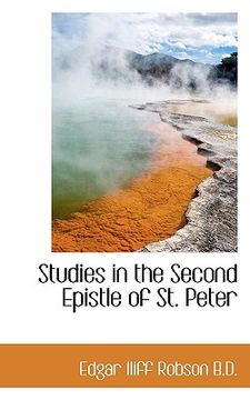 portada studies in the second epistle of st. peter (en Inglés)