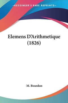portada Elemens D'Arithmetique (1826) (en Francés)