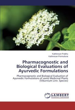 portada Pharmacognostic and Biological Evaluations of Ayurvedic Formulations