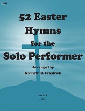 portada 52 Easter Hymns for the Solo Performer-cello version (en Inglés)