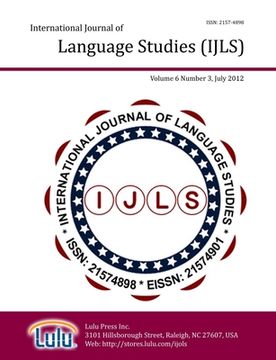 portada International Journal of Language Studies (IJLS) - volume 6(3) (in English)
