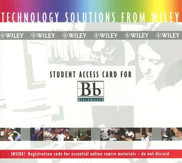 portada blackboard student access card