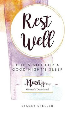 portada Rest Well: God's Gift for a Good Night's Sleep: A 90-day Women's Devotional