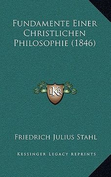 portada Fundamente Einer Christlichen Philosophie (1846) (en Alemán)
