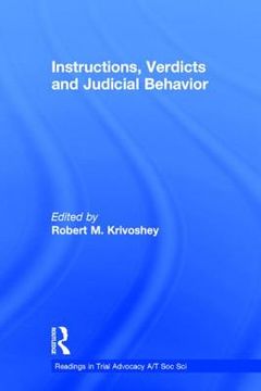 portada instructions, verdicts, and judicial behavior (en Inglés)