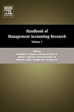 portada Handbook of Management Accounting Research, Vol. 1 (en Inglés)