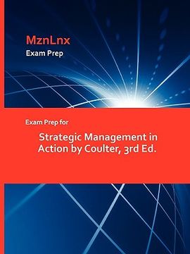 portada exam prep for strategic management in action by coulter, 3rd ed.