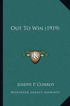 portada out to win (1919) (en Inglés)