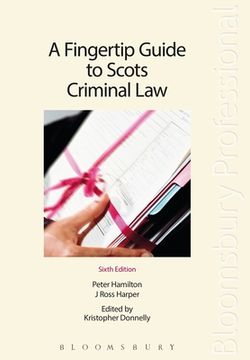 portada A Fingertip Guide to Scots Criminal Law (in English)