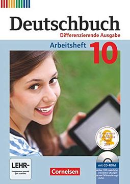 portada Deutschbuch - zu Allen Differenzierenden Ausgaben / 10. Schuljahr - Arbeitsheft mit Lösungen und Übungs-Cd-Rom (en Alemán)