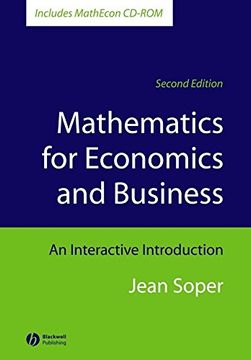 portada Mathematics for Economics and Business: An Interactive Introduction [With CDROM] (en Inglés)