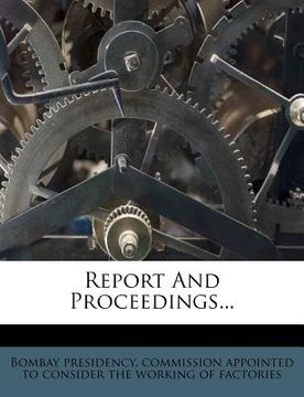 portada report and proceedings... (en Inglés)
