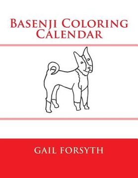portada Basenji Coloring Calendar (in English)