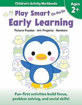 portada Play Smart on the go Early Learning Ages 2+: Picture Puzzles, art Projects, Numbers (Play Smart on the go Activity Workbooks) 