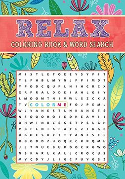 portada Relax Coloring Book wo (Coloring Book & Word Search) 
