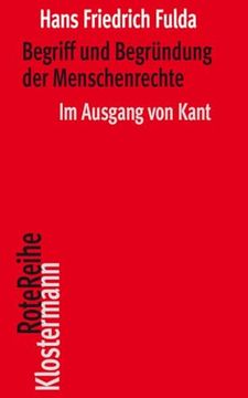 portada Begriff Und Begrundung Der Menschenrechte (in German)