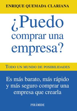 portada Puedo Comprar una Empresa? Todo un Mundo de Posibilidades (in Spanish)