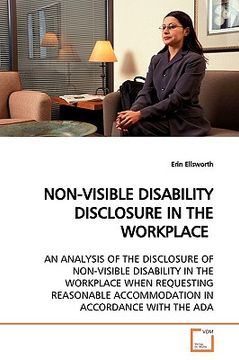 portada non-visible disability disclosure in the workplace (en Inglés)