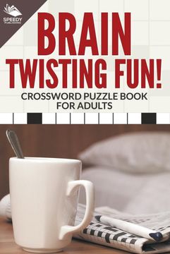 portada Brain Twisting Fun! Crossword Puzzle Book for Adults (en Inglés)