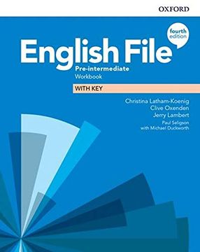 portada English File: Pre-Intermediate: Workbook With key (en Inglés)