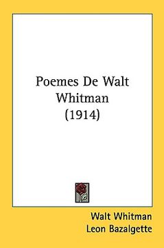 portada poemes de walt whitman (1914) (in English)