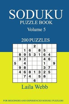 portada Sudoku Puzzle Book: [2017 Edition] 200 Puzzles Volume 5 (in English)