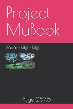 portada Project MuBook: Sådär riktigt riktigt (en Sueco)