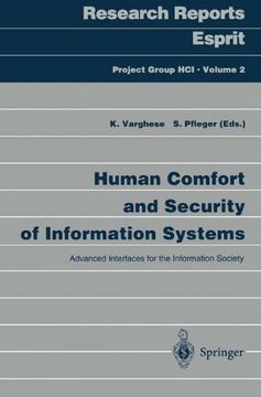 portada human comfort and security of information systems (en Inglés)