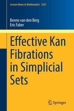 portada Effective Kan Fibrations in Simplicial Sets (en Inglés)