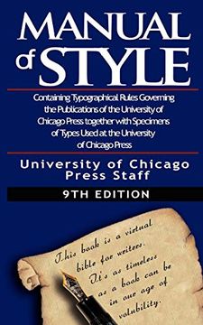 portada The Chicago Manual of Style by University (en Inglés)