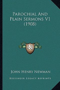 portada parochial and plain sermons v1 (1908) (en Inglés)