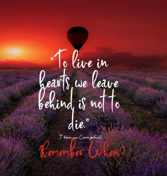portada To Live in Hearts we Leave Behind is not to Die. Remember When: Celebration of Life, Wake, Funeral Guest Book, Priceless Memories for Friends and Family. Keepsake. 120 Pages 8. 25. X 8. 25. (en Inglés)