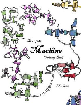 portada Art of the Machine Coloring Book (en Inglés)