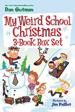 portada My Weird School Christmas 3-Book Box Set: Miss Holly Is Too Jolly!, Dr. Carbles Is Losing His Marbles!, Deck the Halls, We're Off the Walls!