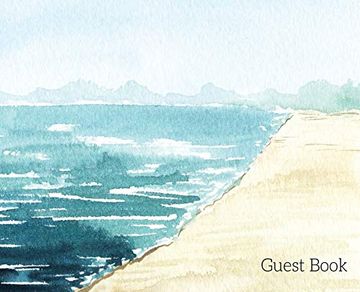 portada Beach Landscape Guest Book to Sign (en Inglés)