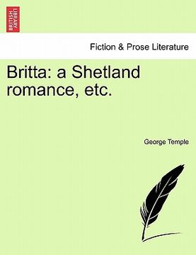 portada britta: a shetland romance, etc. (in English)