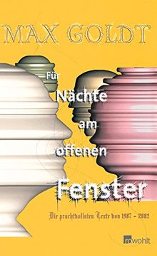 portada Für Nächte am offenen Fenster: Die prachtvollsten Texte von 1988 bis 2002 (en Alemán)